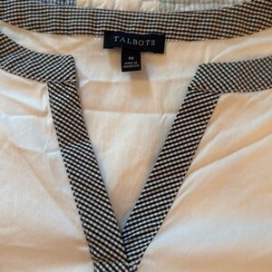 Talbots V neck blouse